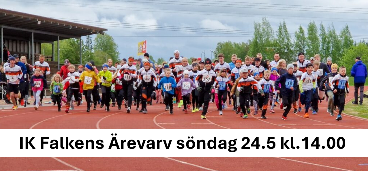 Du visar för närvarande IK Falkens Ärevarv 24.5.2026 kl.14.00